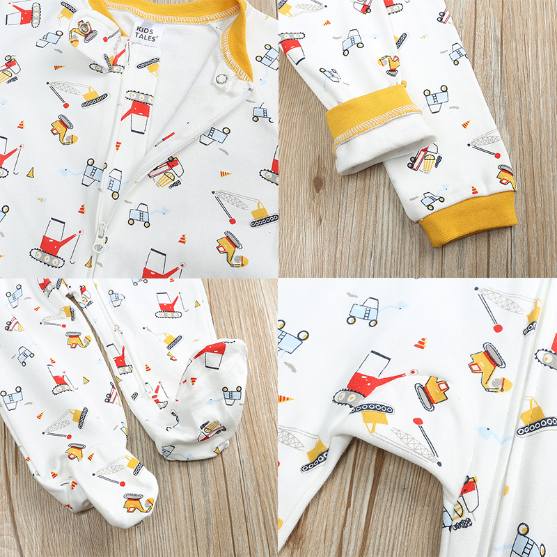 Autumn-Unisex-Baby-Rompers-2Pcs-Cotton-Newborn-Toddler-Pajamas-0-18-Months-Boy-Girl-Sleepwear-Ropa-3